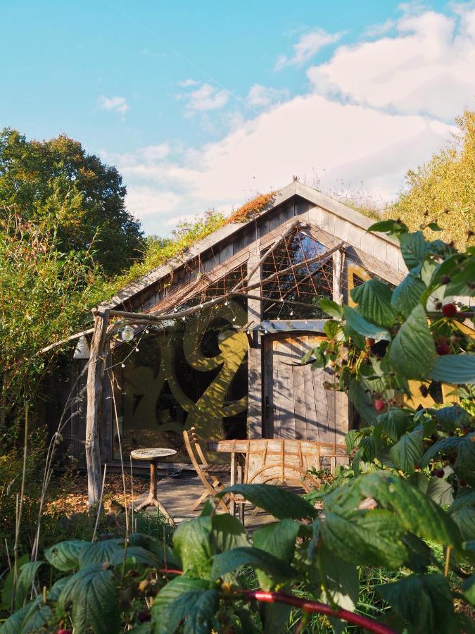 Ecolodge La Belle Verte Saint-Mʼhervé Exterior foto